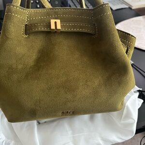Olive Green Suede Women's Bag